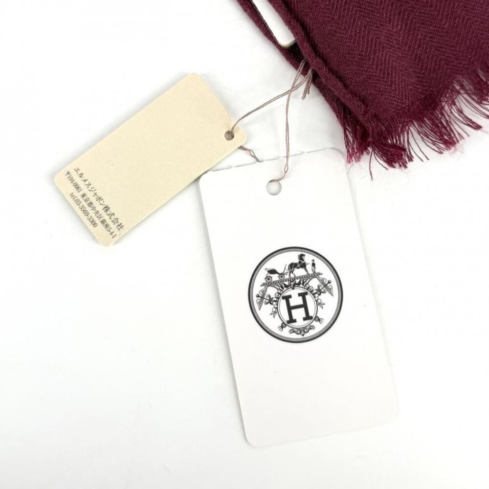 Hermes Scarf Rectangular Prime Shawl Cashmere Sil… - image 6